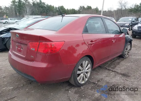2010 Kia Forte Ex из США, поврежденный, VIN KNAFU4A25A5060850